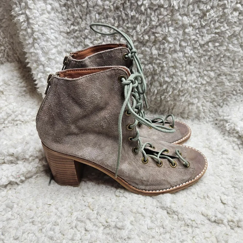 Jeffery Campbell Cors Lace-up Ankle Shooties‎ sz 8.5